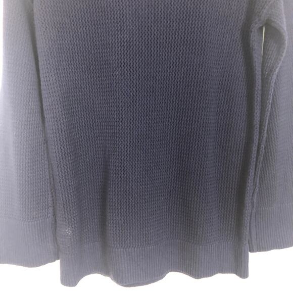 Gap Bell Sleeve Mesh Blue Pullover Sweater Size S - Picture 8 of 11